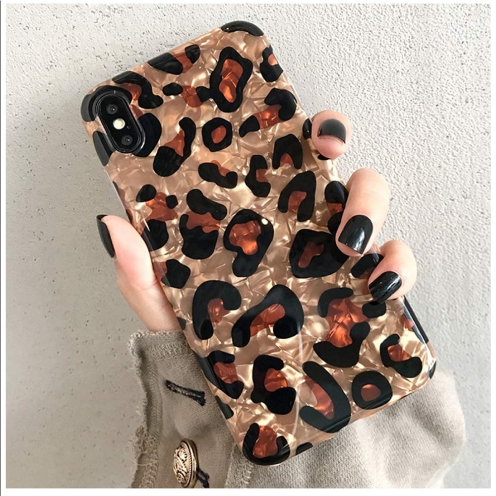 J. West iPhone XS Max leopard case
